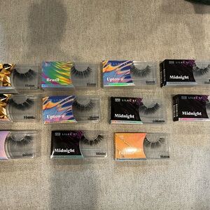 Lilac St. Assorted False Eyelash Lot in Black